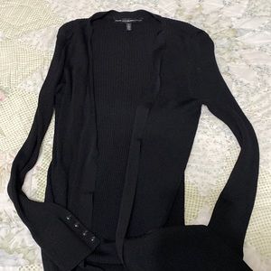 White house black market, S, black cardigan, like new